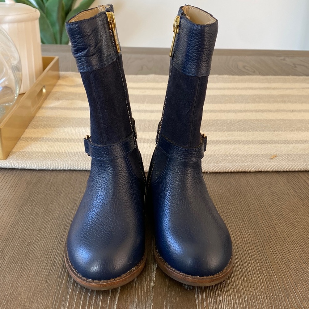 Navy Riding Boots